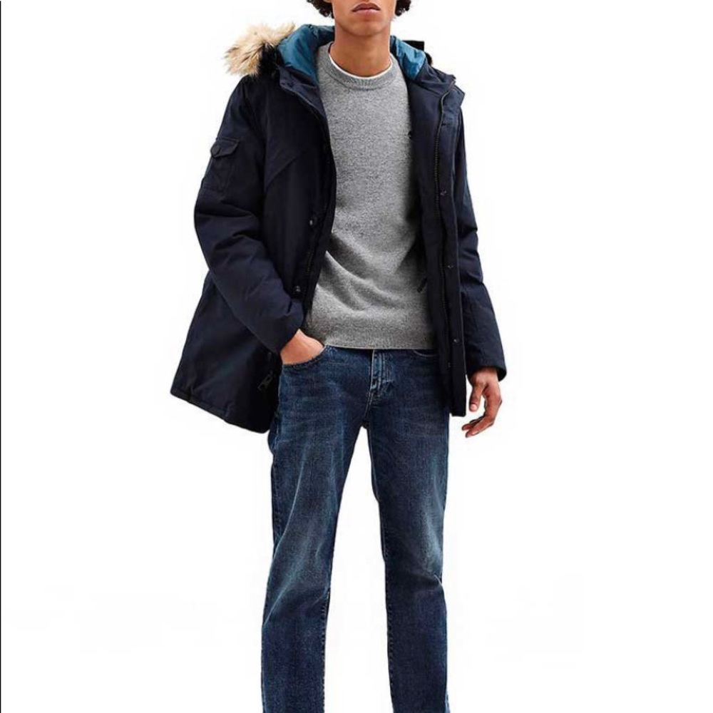 Timberland Scar Ridge Men Parka Downfree Dark Blue - Picture 5 of 10